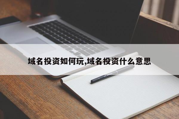 域名投资如何玩,域名投资什么意思