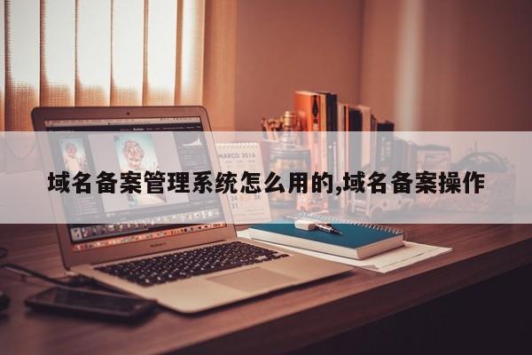 域名备案管理系统怎么用的,域名备案操作
